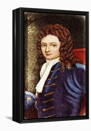 Christopher Wren, English Architect, Mathematician and Physicist, Early 20th Century-Godfrey Kneller-Framed Premier Image Canvas