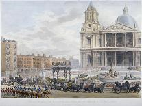 North-West View of St Paul's Cathedral with Figures Walking in Front, City of London, 1854-Christopher Wren-Giclee Print
