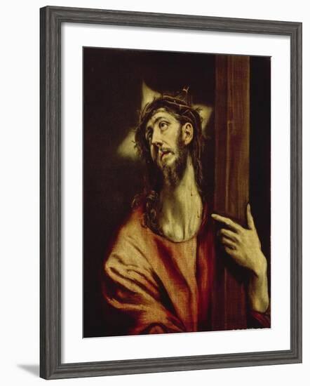 Christus Carrying the Cross, Between 1579 and 1604-El Greco-Framed Giclee Print