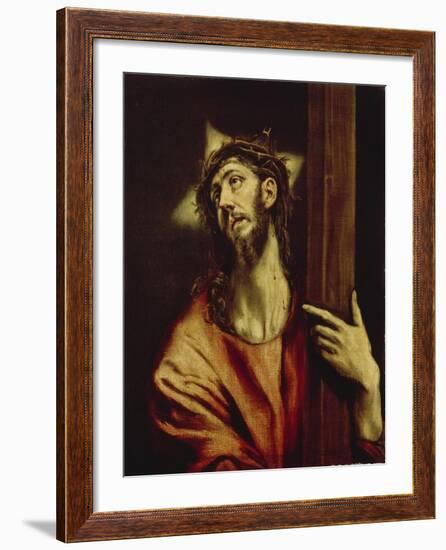 Christus Carrying the Cross, Between 1579 and 1604-El Greco-Framed Giclee Print