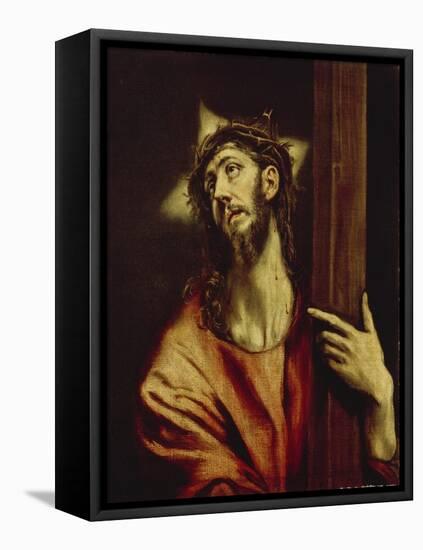 Christus Carrying the Cross, Between 1579 and 1604-El Greco-Framed Premier Image Canvas