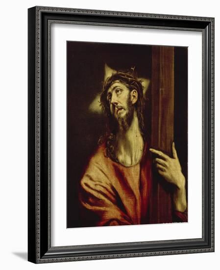 Christus Carrying the Cross, Between 1579 and 1604-El Greco-Framed Giclee Print