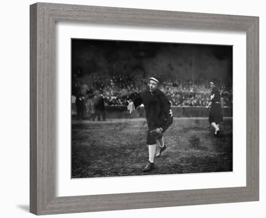 Christy Mathewson, NY Giants, World Series, Baseball Photo No.3 - New York, NY-Lantern Press-Framed Art Print