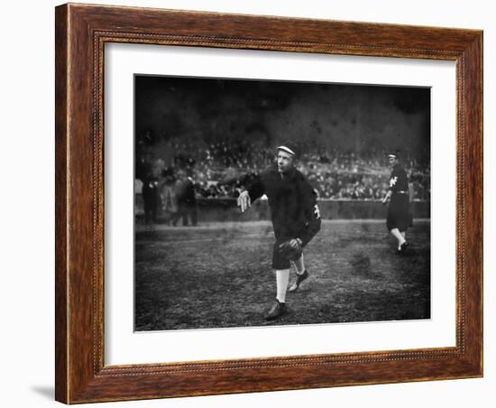 Christy Mathewson, NY Giants, World Series, Baseball Photo No.3 - New York, NY-Lantern Press-Framed Art Print