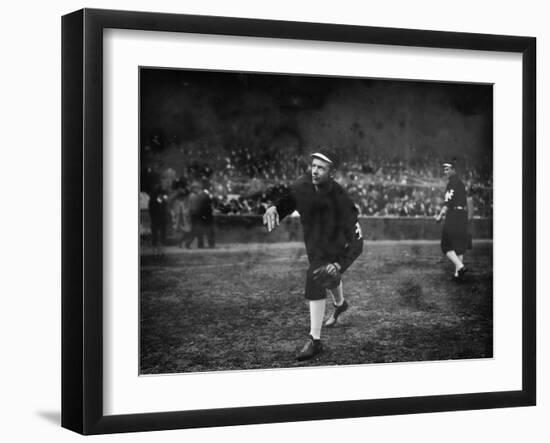 Christy Mathewson, NY Giants, World Series, Baseball Photo No.3 - New York, NY-Lantern Press-Framed Art Print