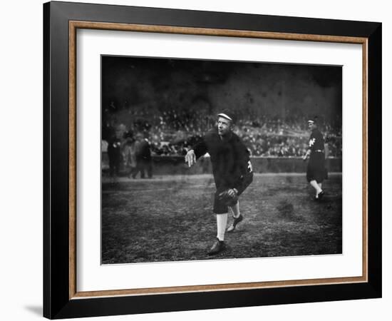 Christy Mathewson, NY Giants, World Series, Baseball Photo No.3 - New York, NY-Lantern Press-Framed Art Print