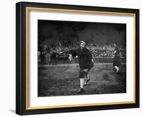 Christy Mathewson, NY Giants, World Series, Baseball Photo No.3 - New York, NY-Lantern Press-Framed Art Print