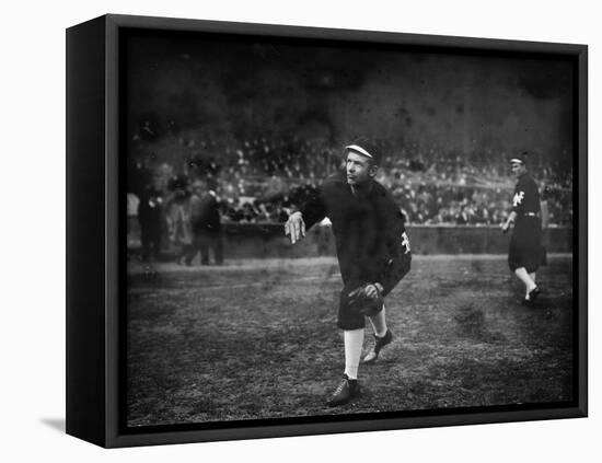 Christy Mathewson, NY Giants, World Series, Baseball Photo No.3 - New York, NY-Lantern Press-Framed Stretched Canvas