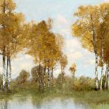 Golden Tree Pond III-Christy McKee-Framed Art Print