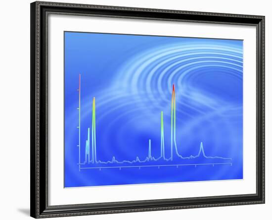 Chromatogram, 2D View-PASIEKA-Framed Photographic Print