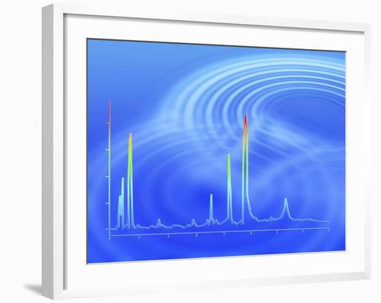 Chromatogram, 2D View-PASIEKA-Framed Photographic Print