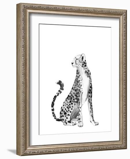 Chrome Cheetah II-Grace Popp-Framed Art Print