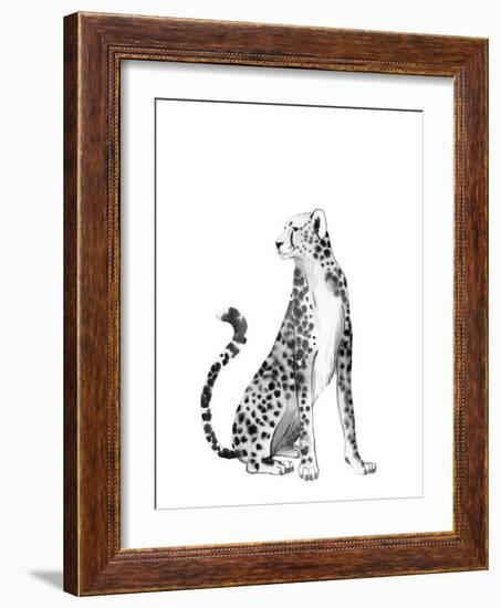 Chrome Cheetah II-Grace Popp-Framed Art Print