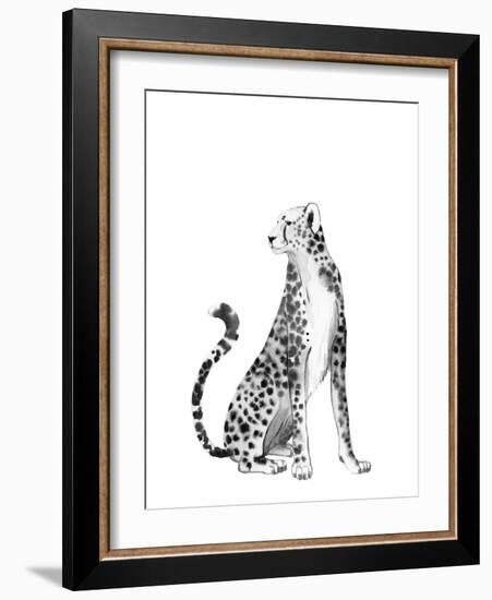 Chrome Cheetah II-Grace Popp-Framed Art Print