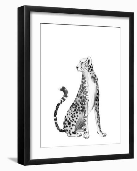 Chrome Cheetah II-Grace Popp-Framed Art Print