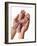 Chromosome Held In Hands-Tim Vernon-Framed Photographic Print