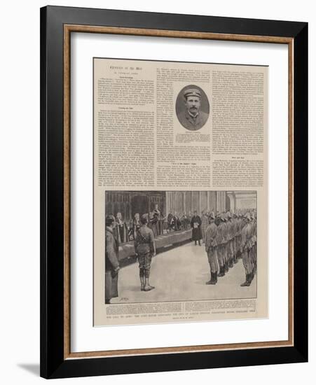 Chronicle of the War-Henry Marriott Paget-Framed Giclee Print