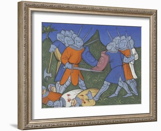 Chronique de Bertrand du Guesclin en prose.-null-Framed Giclee Print