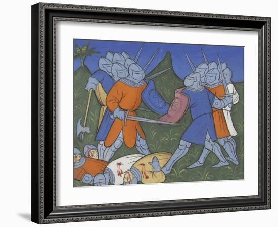 Chronique de Bertrand du Guesclin en prose.-null-Framed Giclee Print