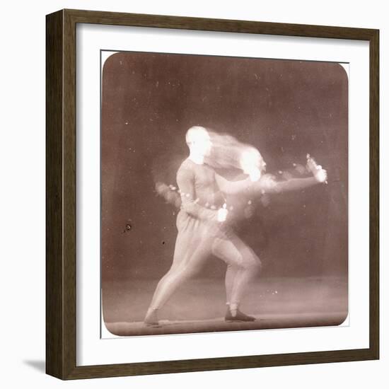 Chronophotograph of Movements of a Boxer, C.1890-Etienne Jules Marey-Framed Giclee Print