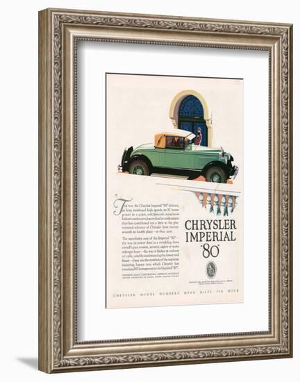 Chrylser Imperial 80-null-Framed Art Print