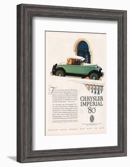 Chrylser Imperial 80-null-Framed Art Print