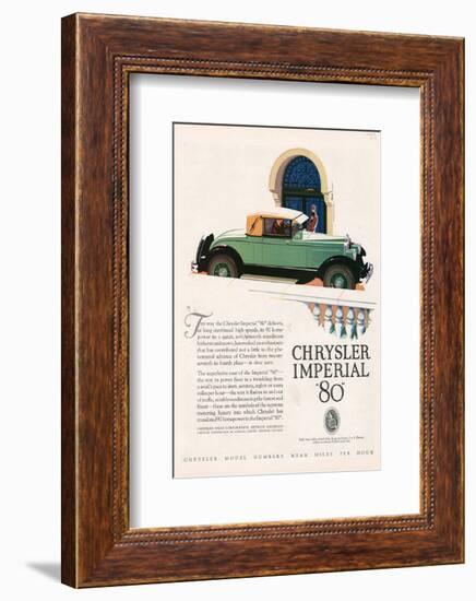 Chrylser Imperial 80-null-Framed Art Print