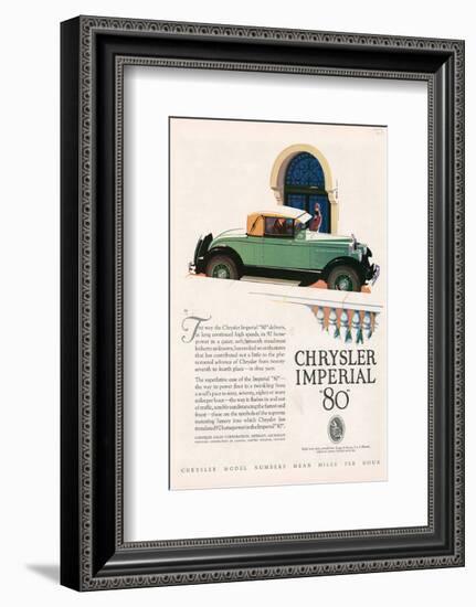 Chrylser Imperial 80-null-Framed Art Print