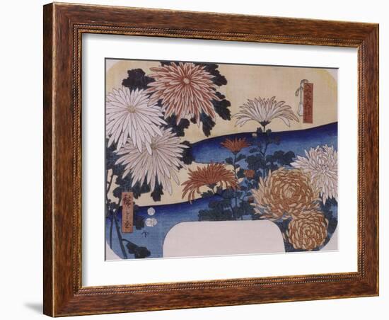 Chrysanthèmes-Ando Hiroshige-Framed Giclee Print