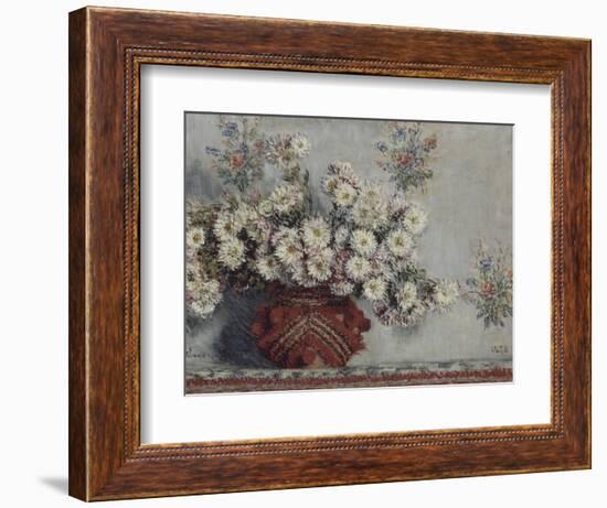 Chrysanthèmes-Claude Monet-Framed Giclee Print