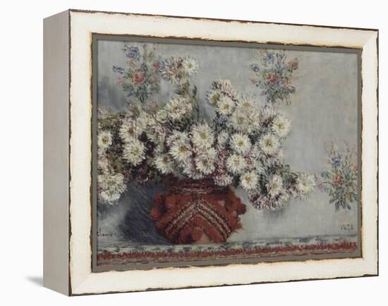 Chrysanthèmes-Claude Monet-Framed Premier Image Canvas