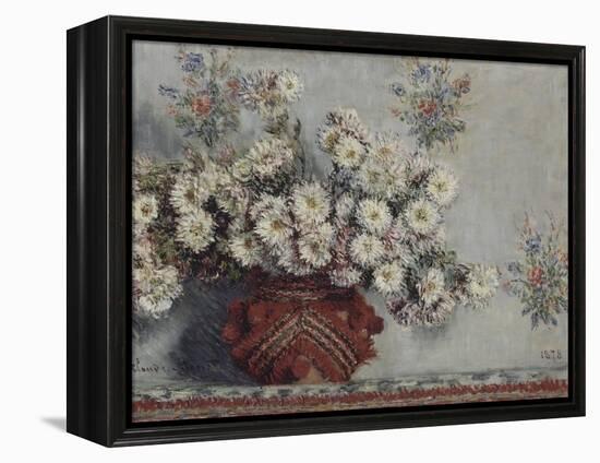 Chrysanthèmes-Claude Monet-Framed Premier Image Canvas