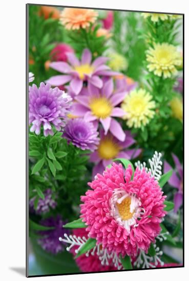 Chrysanthemum And Mixed Flowers-Chris Martin-Bahr-Mounted Photographic Print
