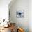 Chrysanthemum Blues-Albert Koetsier-Framed Stretched Canvas displayed on a wall