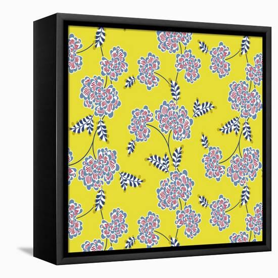 Chrysanthemum Floral-null-Framed Premier Image Canvas