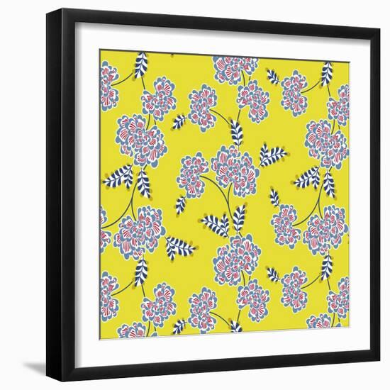 Chrysanthemum Floral-null-Framed Giclee Print