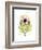 Chrysanthemum Portrait-Albert Koetsier-Framed Premium Giclee Print