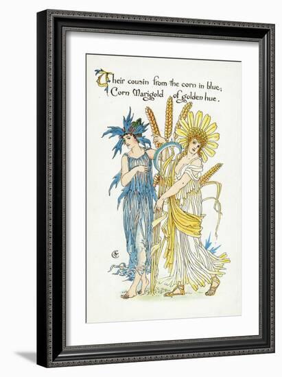 Chrysanthemum Segetum-Walter Crane-Framed Art Print