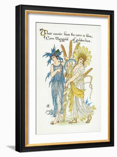 Chrysanthemum Segetum-Walter Crane-Framed Art Print