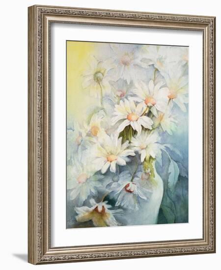 Chrysanthemum, Snowcap-Karen Armitage-Framed Giclee Print