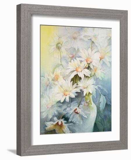 Chrysanthemum, Snowcap-Karen Armitage-Framed Giclee Print