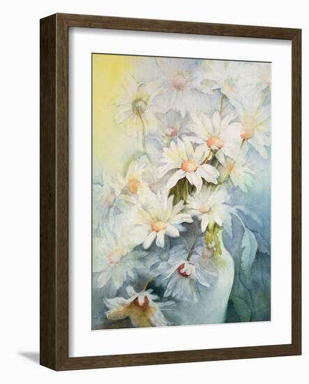 Chrysanthemum, Snowcap-Karen Armitage-Framed Giclee Print