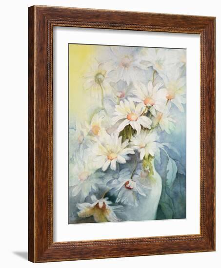 Chrysanthemum, Snowcap-Karen Armitage-Framed Giclee Print