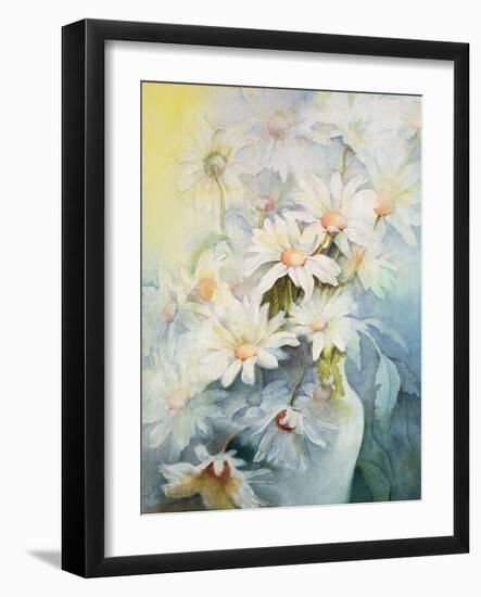 Chrysanthemum, Snowcap-Karen Armitage-Framed Giclee Print