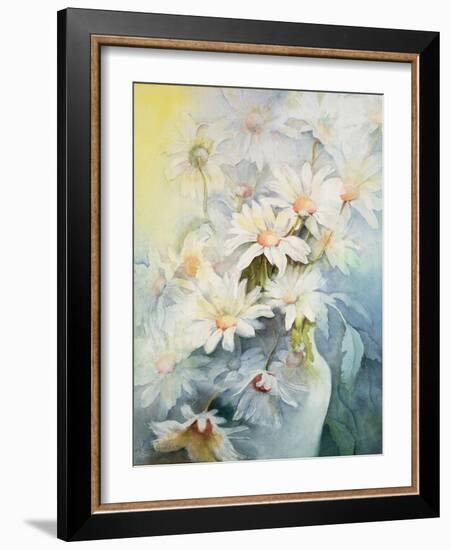 Chrysanthemum, Snowcap-Karen Armitage-Framed Giclee Print