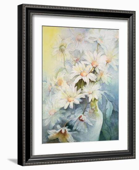 Chrysanthemum, Snowcap-Karen Armitage-Framed Giclee Print