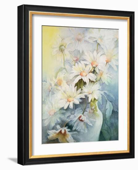 Chrysanthemum, Snowcap-Karen Armitage-Framed Giclee Print