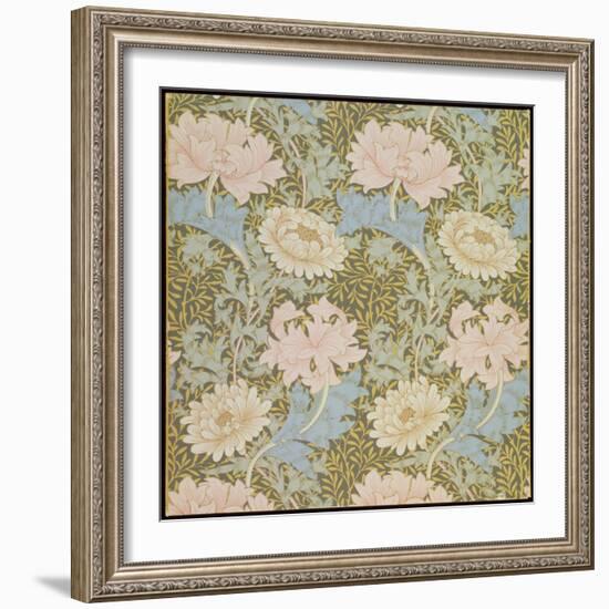 Chrysanthemum' Wallpaper, 1876-William Morris-Framed Giclee Print