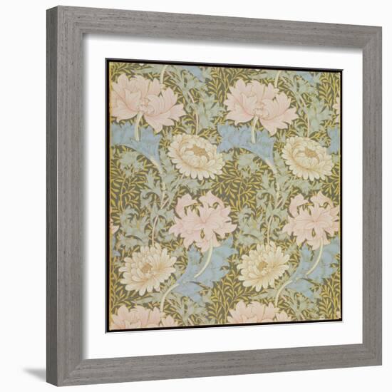 Chrysanthemum' Wallpaper, 1876-William Morris-Framed Giclee Print