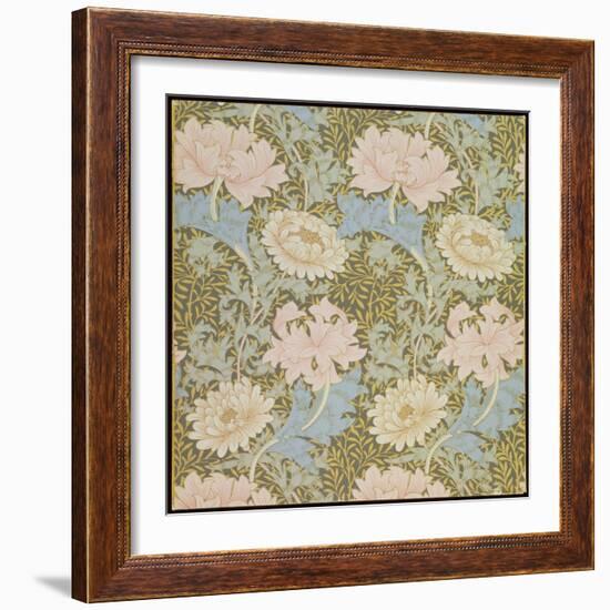 Chrysanthemum' Wallpaper, 1876-William Morris-Framed Giclee Print